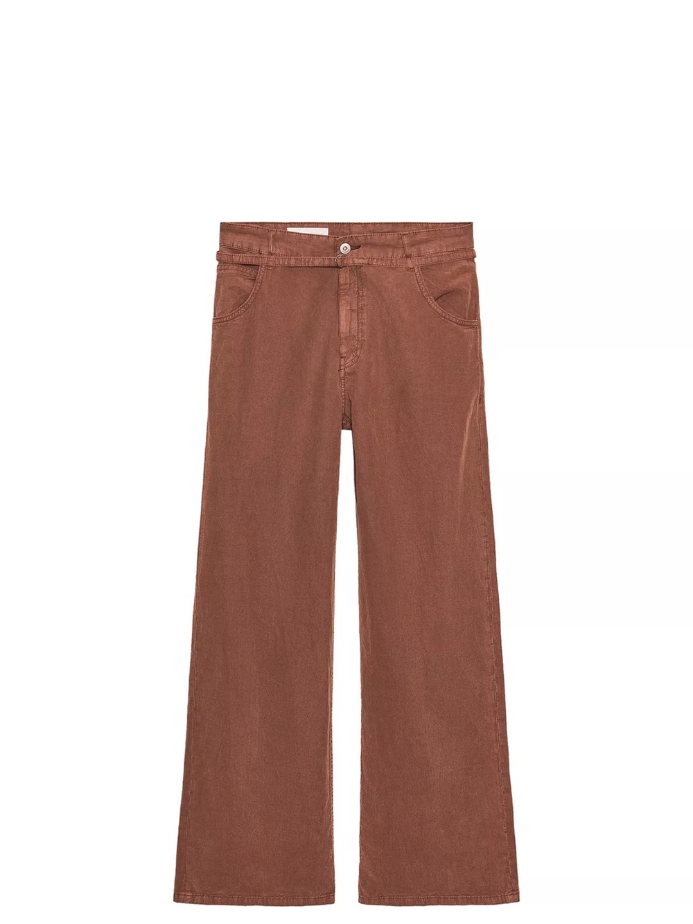 NWT Zara belted flowy pants